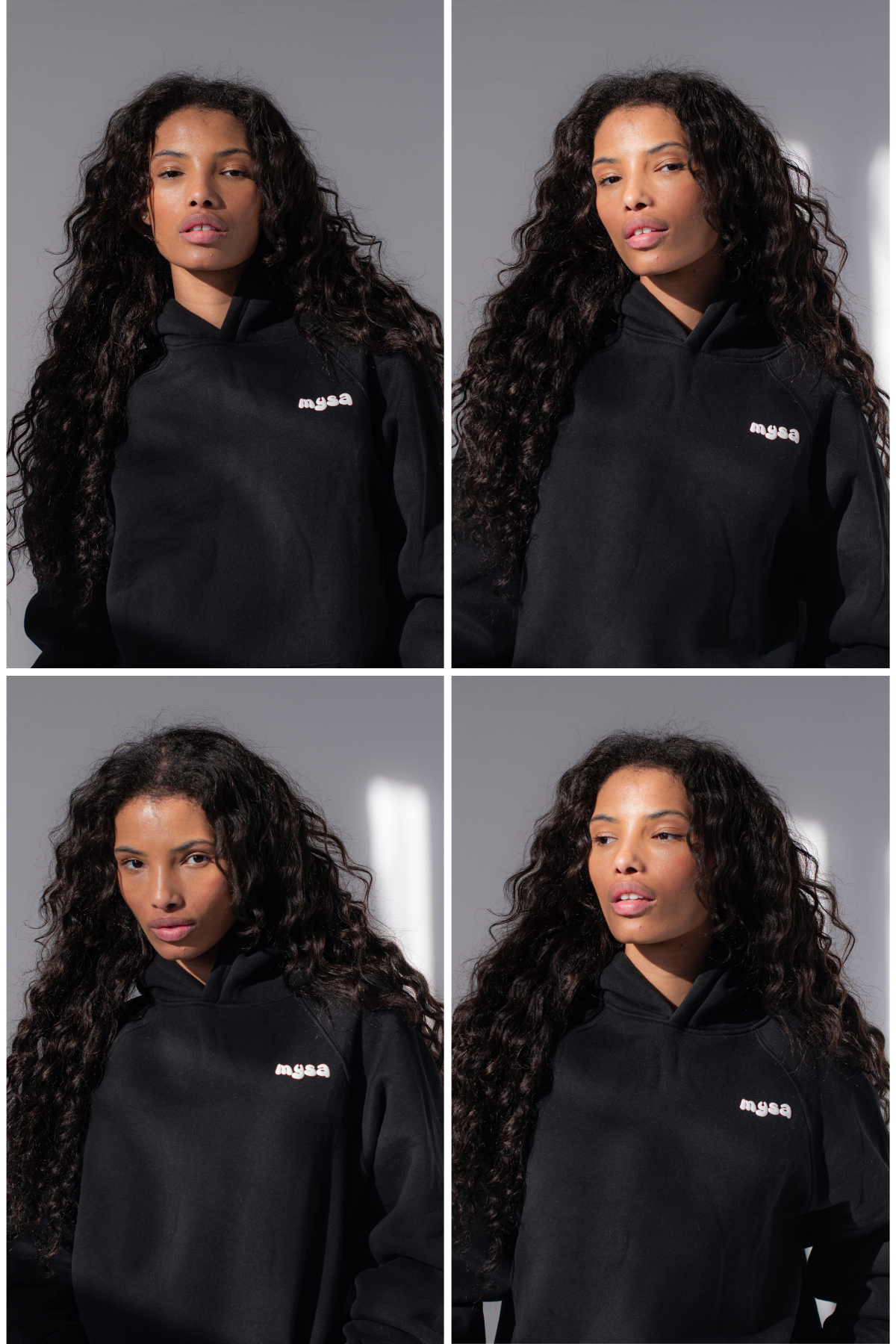 Puff Oversized Hoodie - Black