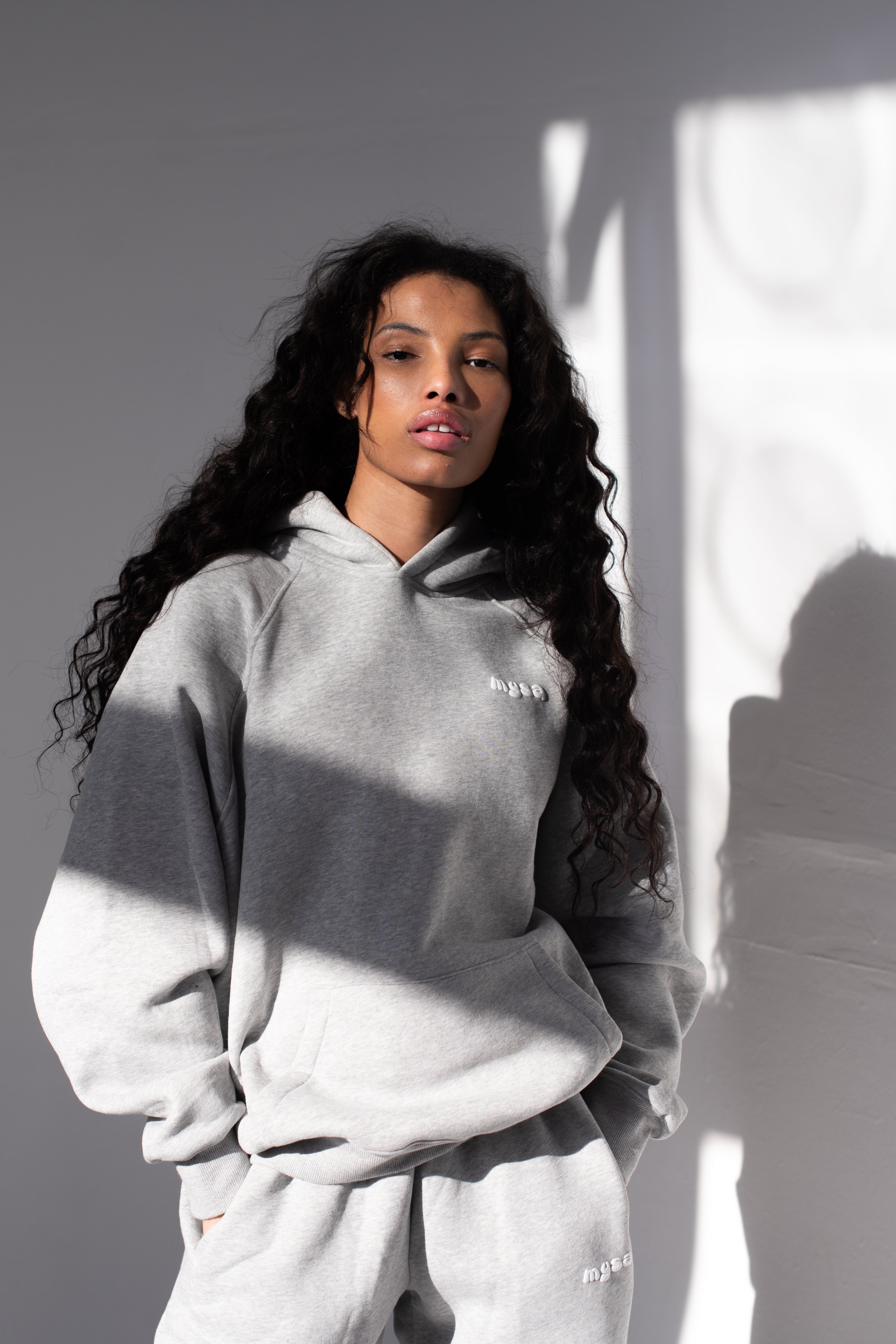 Puff Oversized Hoodie - Gray