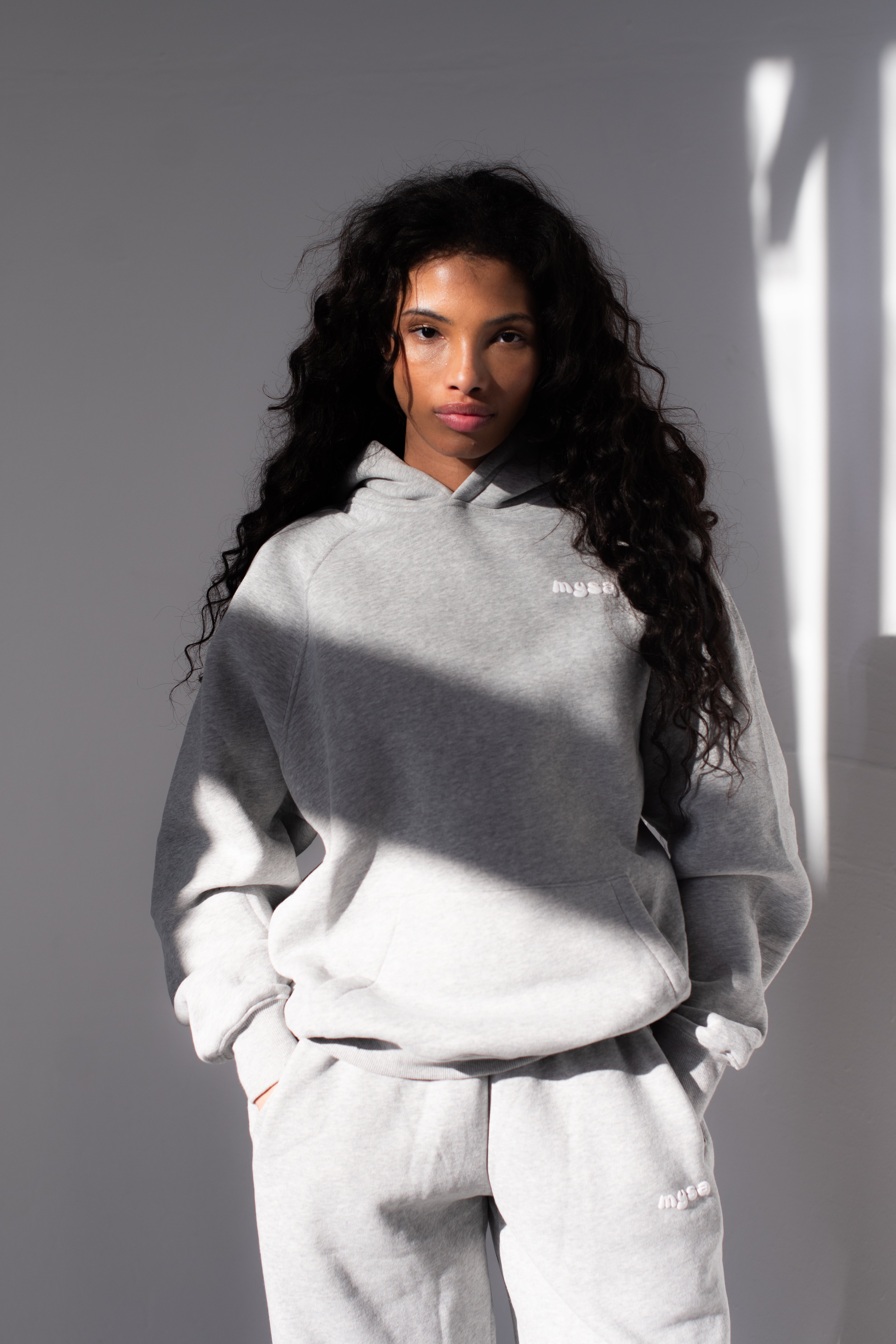 Puff Oversized Hoodie - Gray