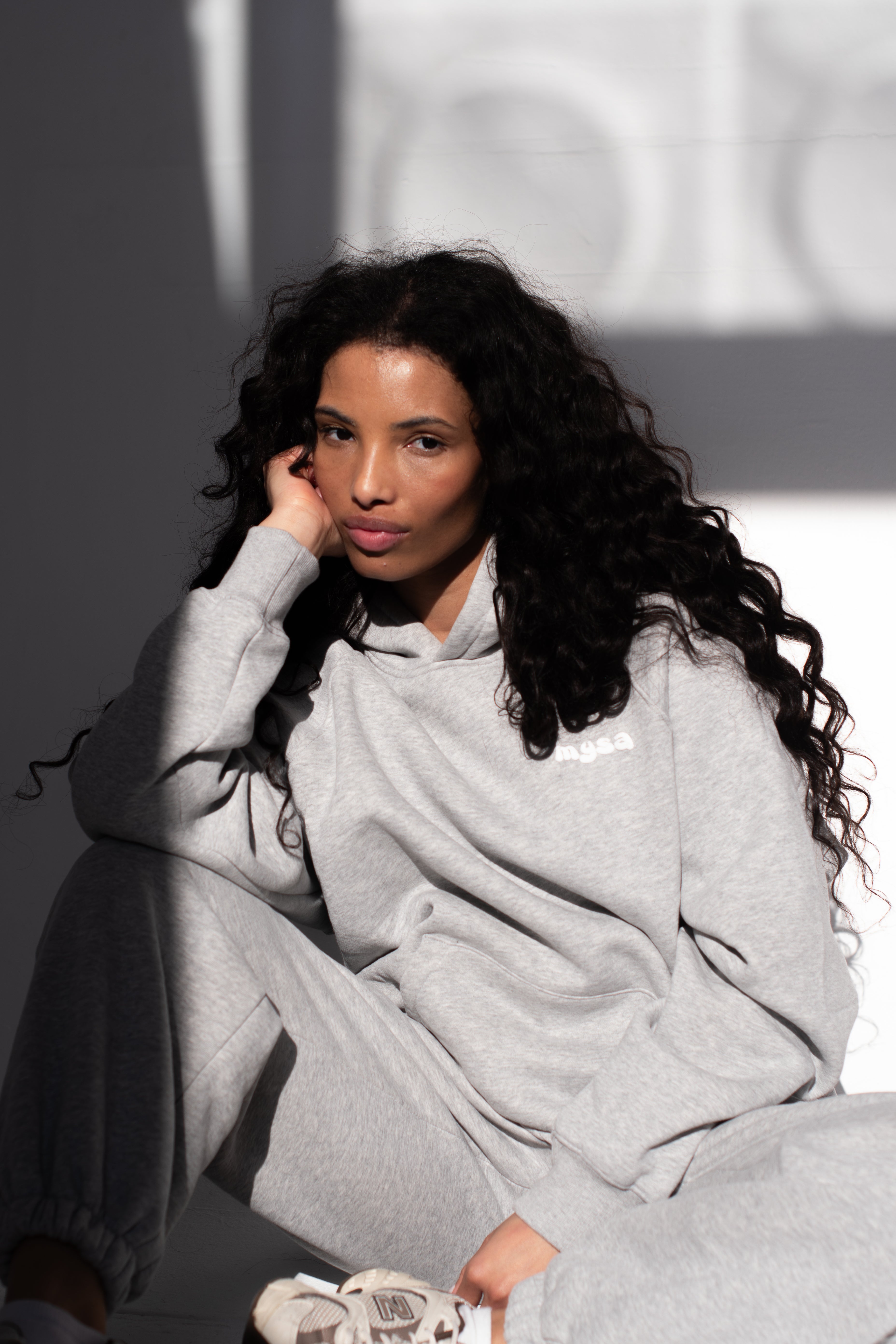 Puff Oversized Hoodie - Gray