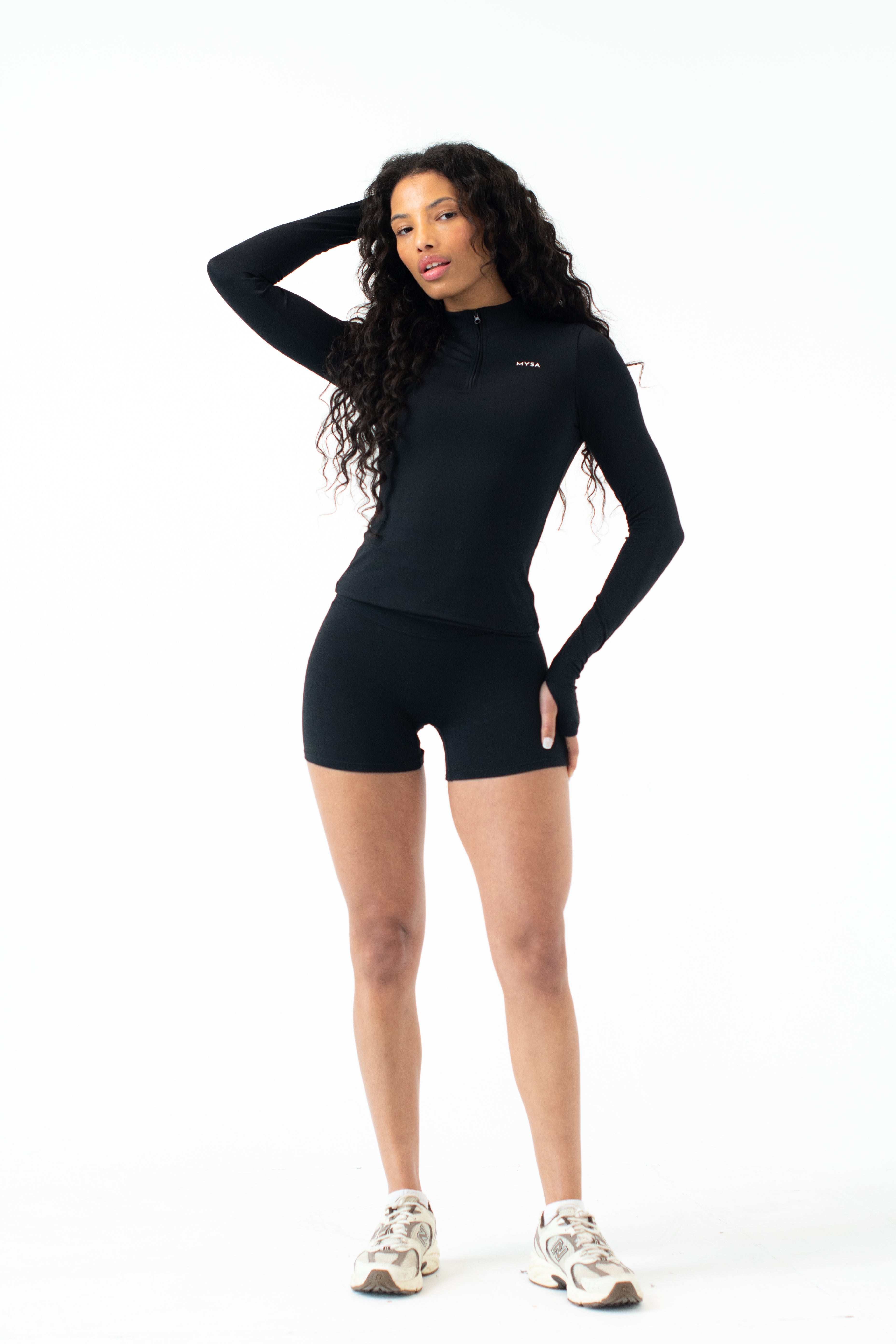 Flow 1/2 Zip Pullover - Black