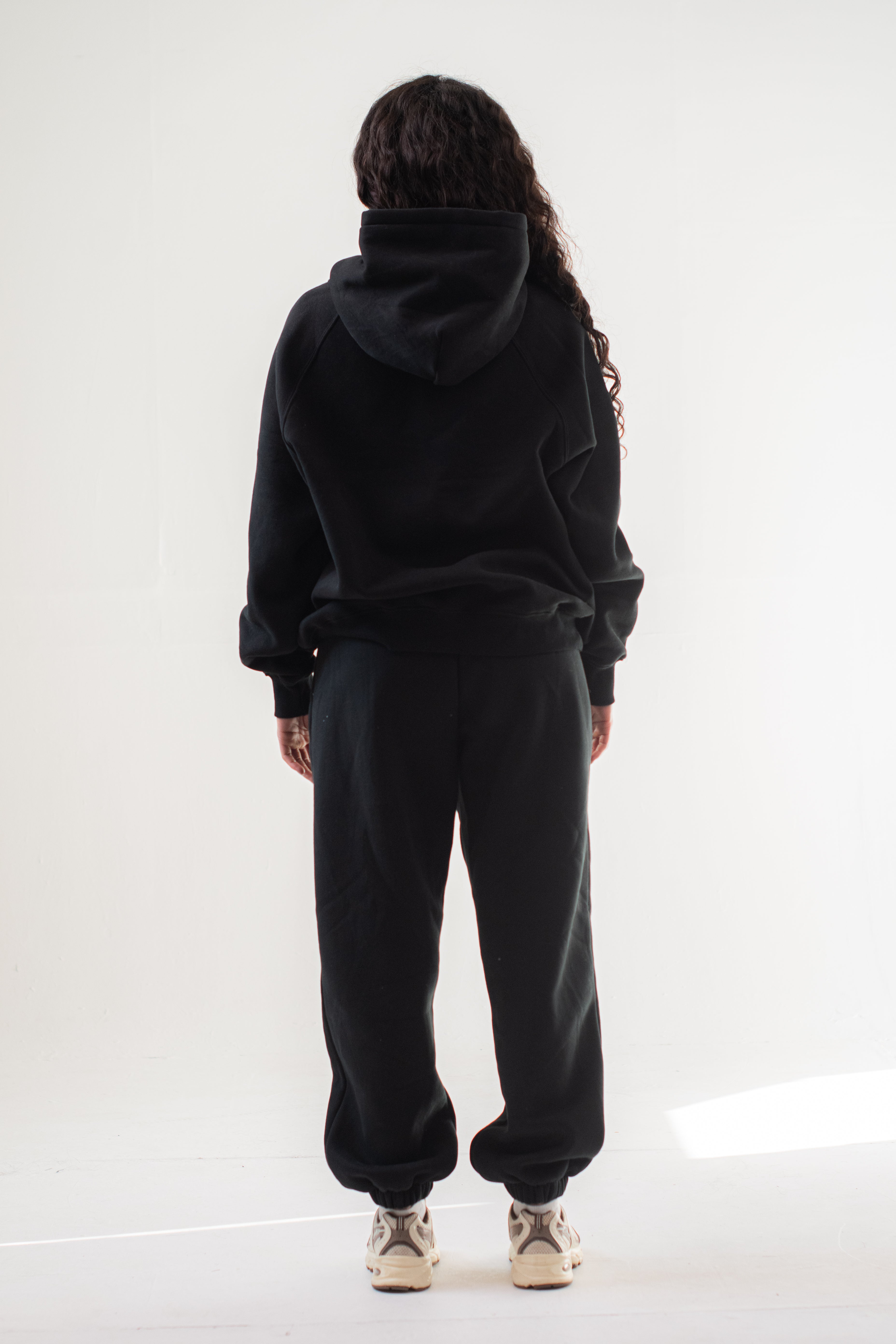 Puff Oversized Sweatpants - Black