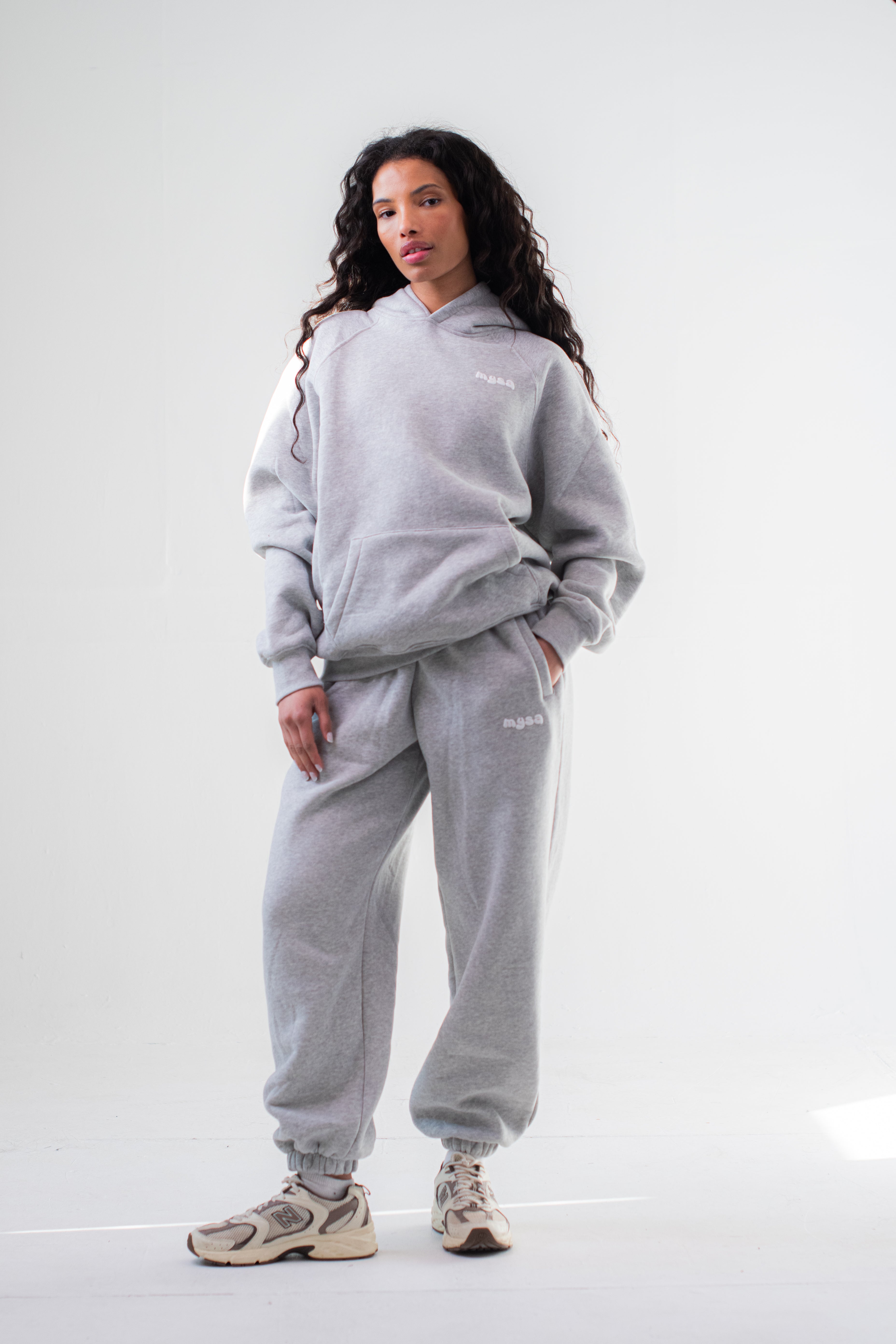 Puff Oversized Sweatpants - Gray
