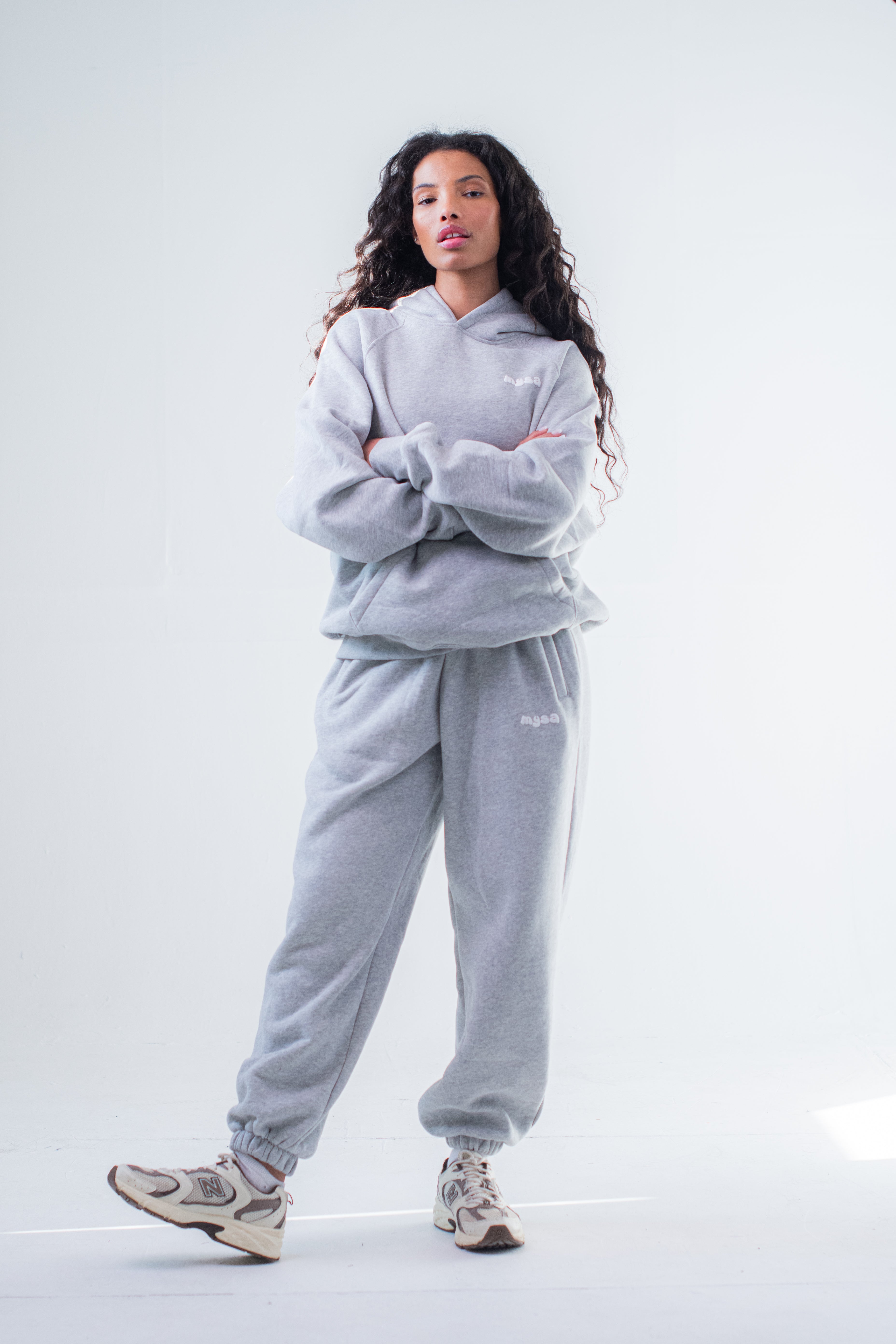 Puff Oversized Sweatpants - Gray