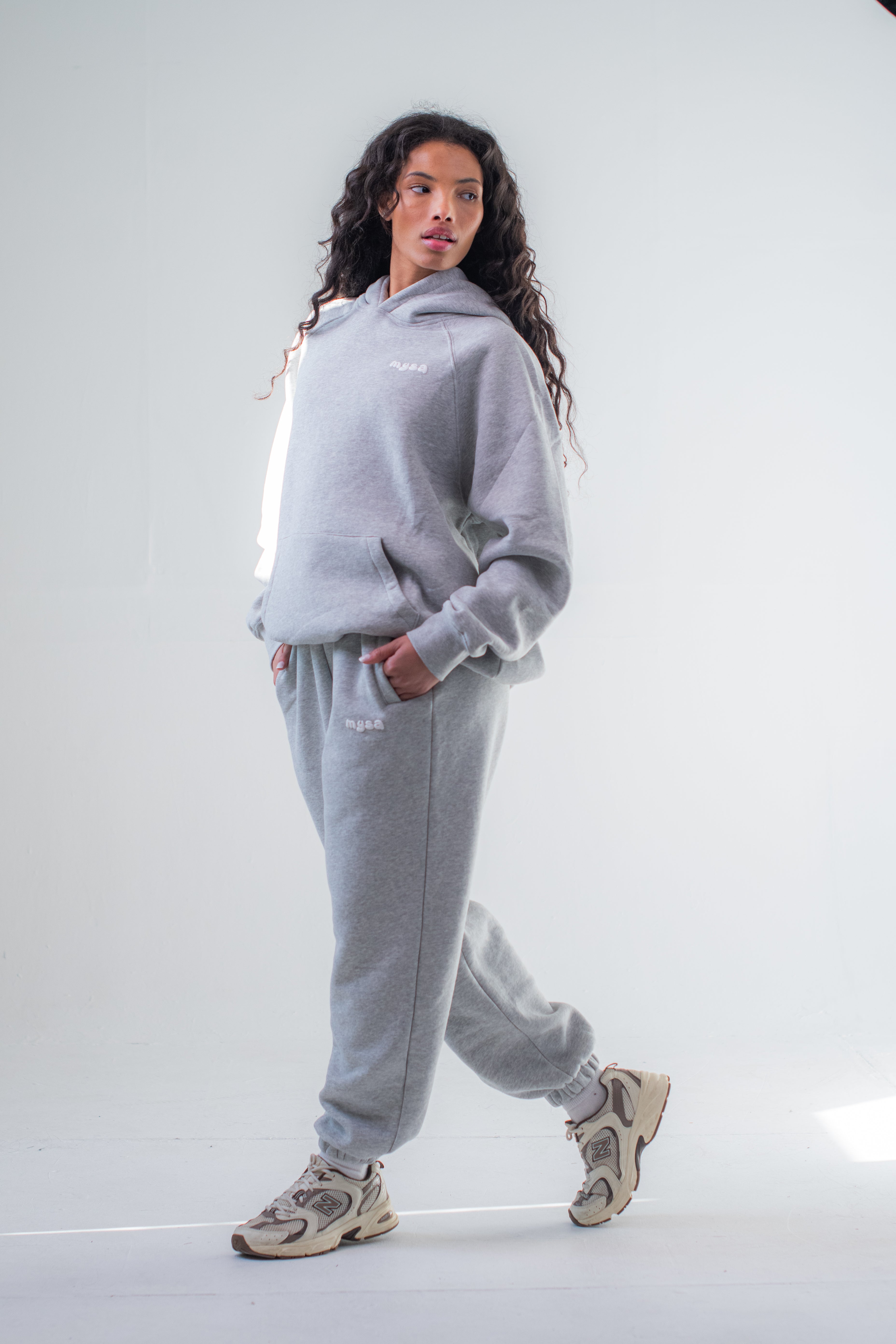 Puff Oversized Sweatpants - Gray