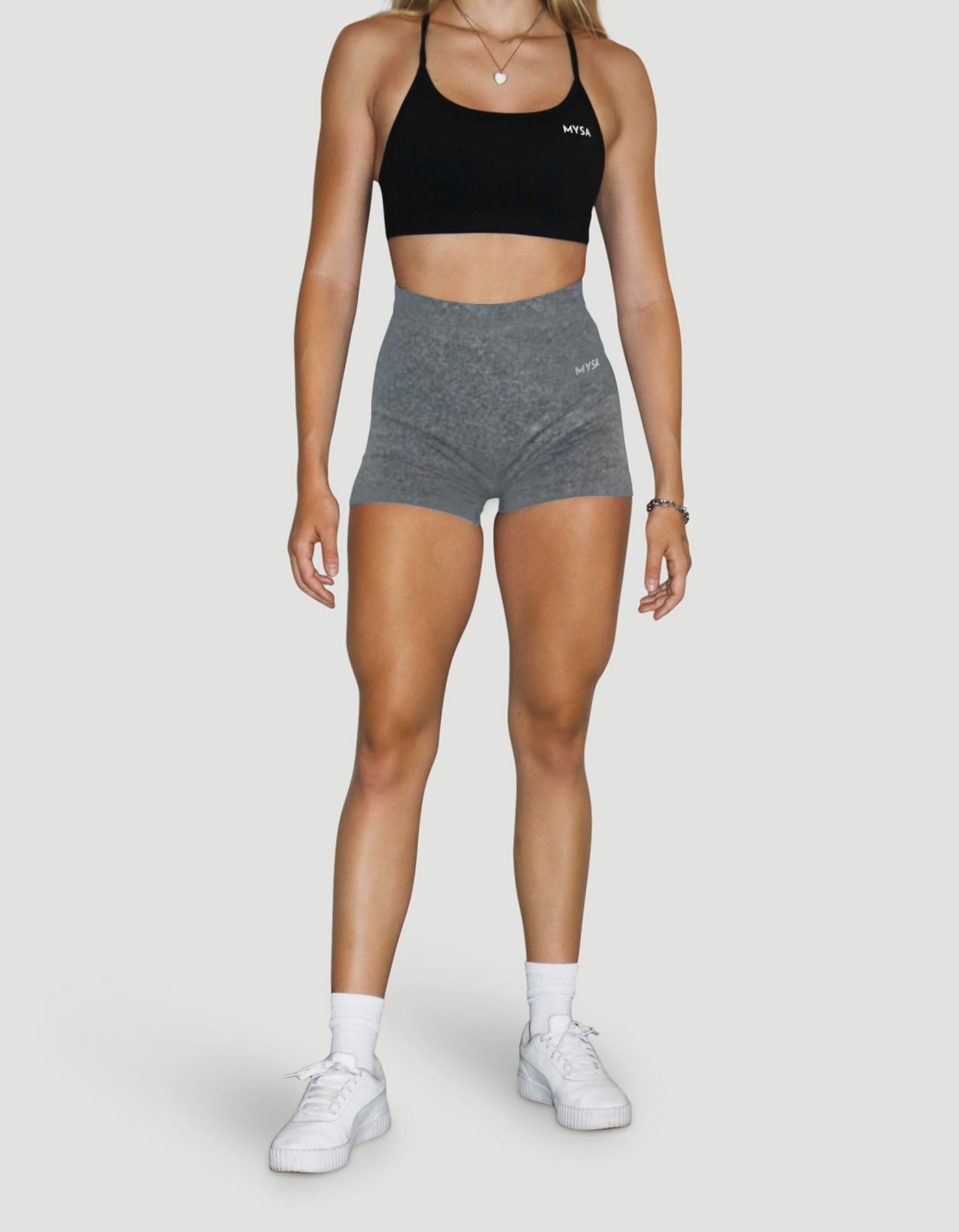 Light Gray Flex Shorts | 4.5