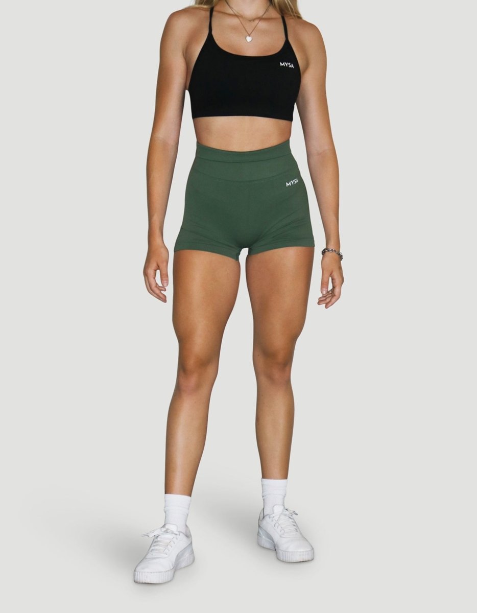 Army Green Flex Shorts | 4.5 - MYSA