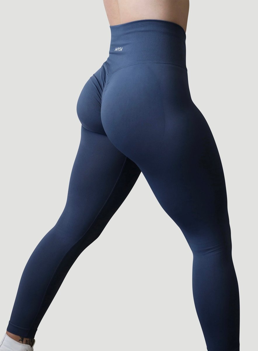 Navy Pulse Leggings - MYSA